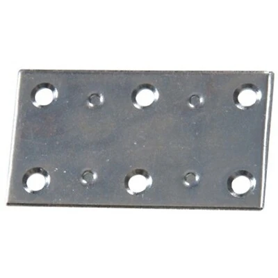 2-1/2" X 1-3/8" Zinc Plated Mending Brace Plates - Model 852205