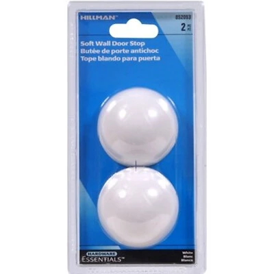 2-3/8" Soft Wall Cover Up Door Stop - Hillman Doorstops Model 852093