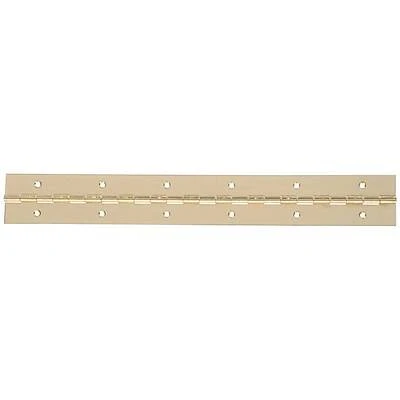 Bright Brass Continuous Hinge 12 X 1.5 Inches Model 851973