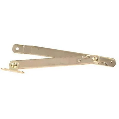 Left Side Folding Support, Brass Finish Hillman Mending Plates Model 851580