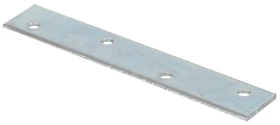 851499 Flagged - Zinc Mending Brace Plates, 5 x 0.625 in. - Pack of 5