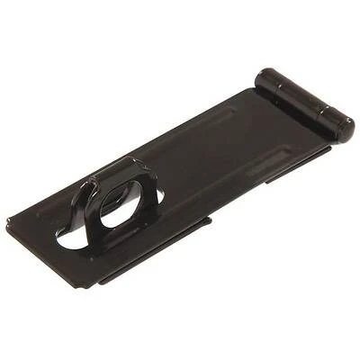 Safety Hasp Hinges - 3.5 Inch Black Durable Security Solution