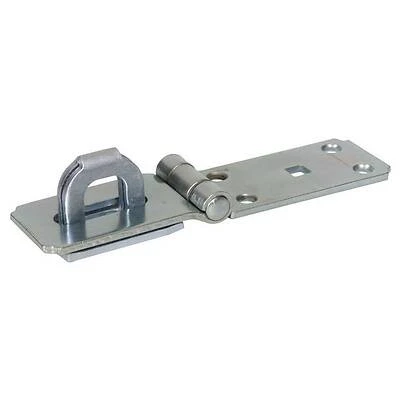 7-1/4" Heavy Duty Fixed Staple Safety Hasps - Hillman Cabinet Hardware 851415