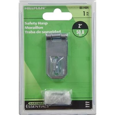 2 Inch Zinc Plated Safety Hasp - Durable Security Solution