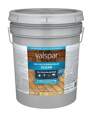 One-Coat Clear Exterior Sealer, 5 Gallon