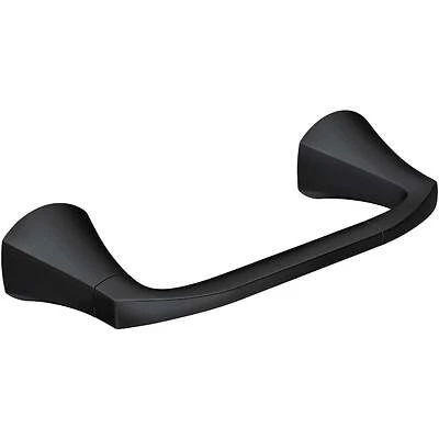 Lindor Wall Mount Pivoting Toilet Paper Holder, Matte Black Finish, Model My8708bl
