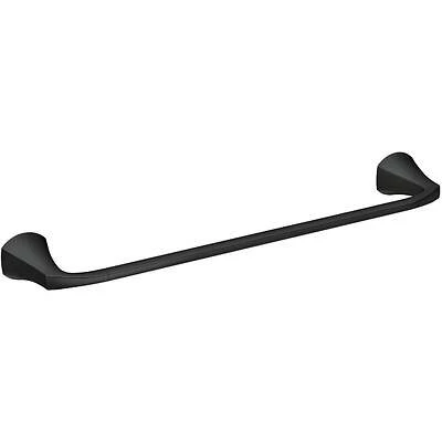 Lindor 18 Inch Towel Bar In Matte Black - Elegant Bathroom Accessory