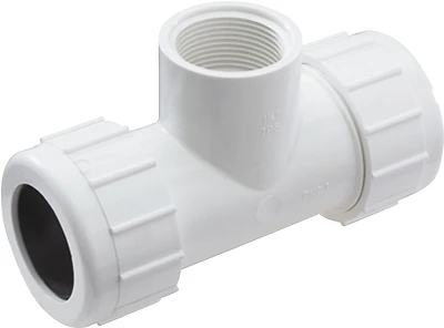 B & K 3/4 In. Fip Plastic Compression Pvc Tee - Model 162-104
