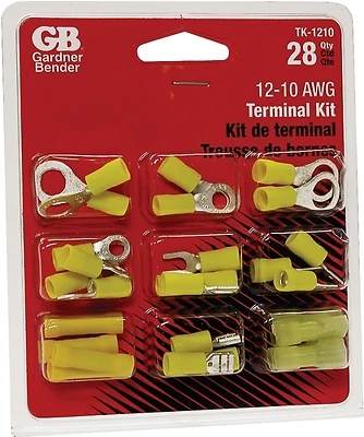 Gardner Bender Terminal Kit, 12-10 AWG, 28-Pc.