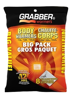 Grabber G801810 Peel-N-Stick Body Warmers, 8-Pack