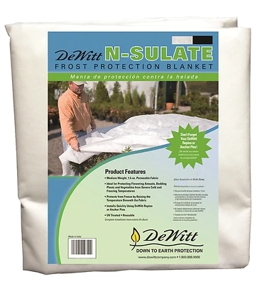 DeWitt NS-12 N-Sulate Plant Fabric, 12 x 10 Ft., 1.5 oz.