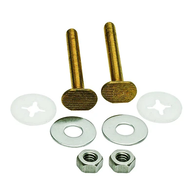 Toilet Bowl to Floor Kit, 2-Bolt