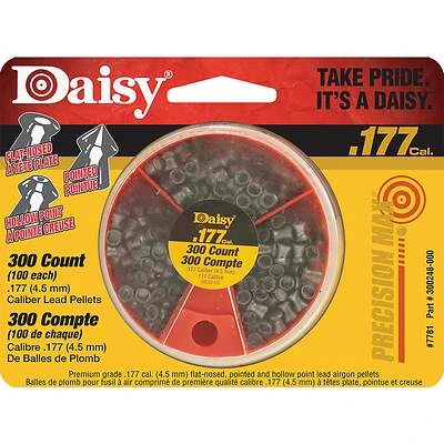 Dial-A-Pellet Assorted .177 Caliber Air Gun Pellets, 300-Ct.