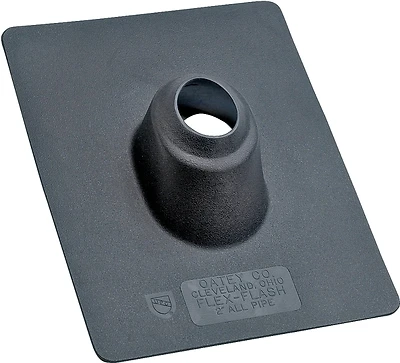 Flex-flash No-calk 4 In. Elastomer Roof Pipe Flashing - 11.5 In. X 14 In.