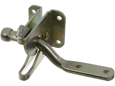 National Hardware N184-853 Self-Locking Gate Latch, Zinc Plated, 4.44 In.