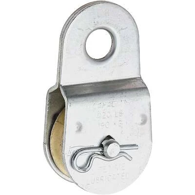 National Hardware N195-800 Fixed Eye Single Pulley, 1-1/2 In., 420 Lb