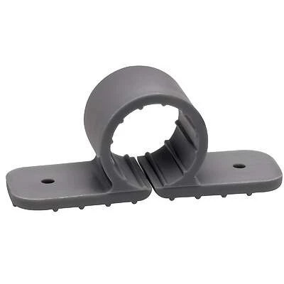 Standard Pipe Hanger Clamps, Plastic, 1/2 In., 6-Pk.