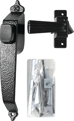 Wright Products VC333BL Pushbutton Latch, Colonial Black, Storm & Screen Door