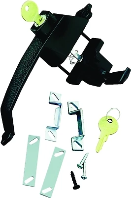 Wright Products VCK333X3BL Pushbutton Storm Door Latch, Colonial Black