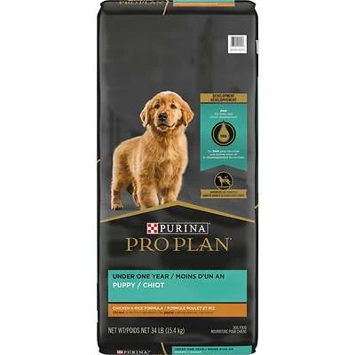 Purina Pro Plan Focus 13270 Chicken & Rice Puppy Dry Dog Food, 34 Lbs