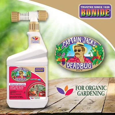 Captain Jack's Deadbug Brew Organic Outdoor Insecticide & Mite Killer, 32 oz. Ready-to-Spray
