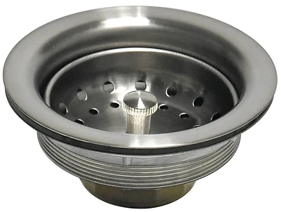 Sink Strainer Assembly, Brushed Nickel