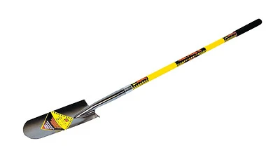 S700 Springflex 48 In. Fiberglass Handle Round Point Drain Spade