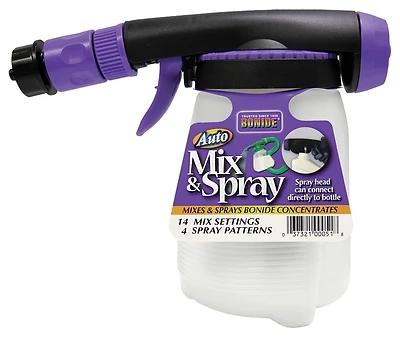 Bonide 051 Hose End Sprayer, 36 Oz, 3 Spray Patterns