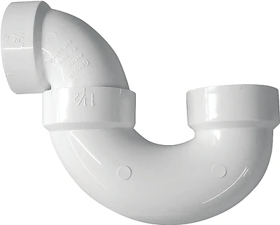 Canplas 1932015 PVC DWV P-Trap, Schedule 40, 1-1/2 In.