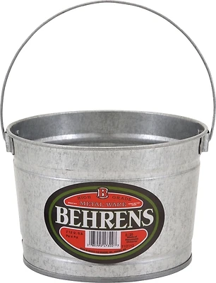 Behrens B325 Galvanized Steel Utility Pail, 2.5 Qt., Bail Handle