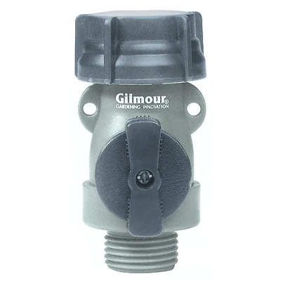 Gilmour 800014-1001 Polymer Threaded Male Hose Shut-Off Valve, 5/8 In.