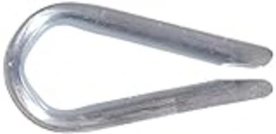 1/8 Inch Zinc Plated Thimble For Cable By Hillman, Model 322200