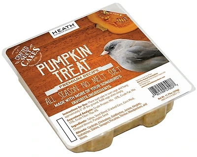 Ddc7-12 Pumpkin Treat Premium Crafted Suet Cakes, 11.75 Oz, 12 Pk, All-natural