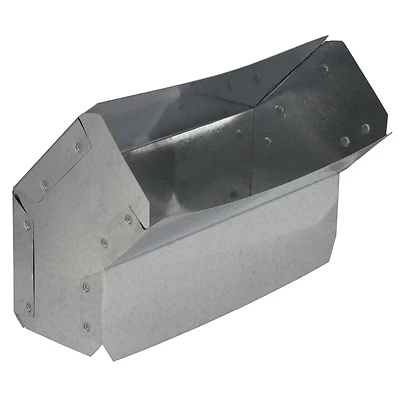 Manufacturing 3-1/4 In. Dia. 45 Degree Galvanized Steel Wall Stack Elbow