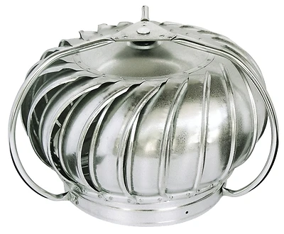12-inch Galvanized Steel Externally Braced Roof Turbine Vent Gt12e