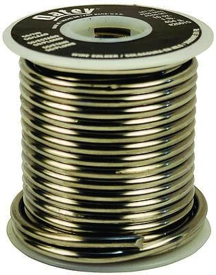 Oatey 20015 Solid Wire Solder, 1/8 In. Diameter, 50/50 Tin/Lead, 1 Lb