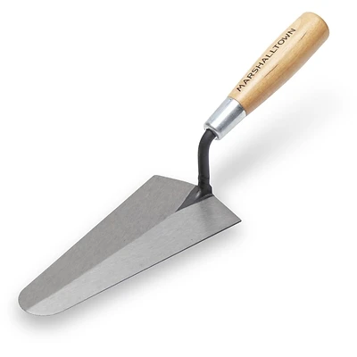3.375 In. W X 7 In. L High Carbon Steel Gauging Trowel With Hardwood Handle