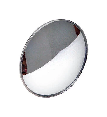 Rv-609c 2" Convex Driving Mirror, Round Glass, Metal Frame, 1 Pk