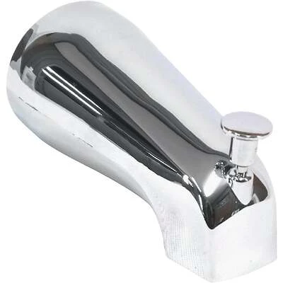 5-1/2 In. Chrome Bathtub Spout With Diverter, Model P-526c, 1 Pk