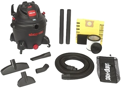 Shop-vac 16 Gallon 6.5 Peak Hp Wet/dry Vacuum Cleaner Model 8252605