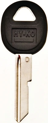Hy-Ko Automotive Key Blank, For GM Vehicles, Model 12005B51