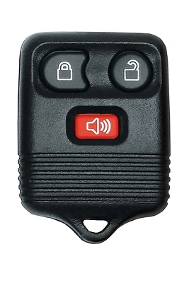 Hy-Ko 19FORD801S Key Fob Shell, 3-Button, Ford, Black