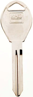 Hy-Ko 11010DA34 Automotive Key Blank, Brass/Nickel, For Nissan