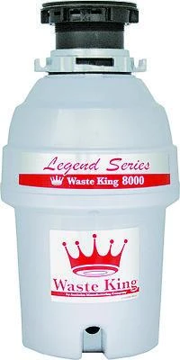L-8000 1 Hp Continuous Feed Garbage Disposal With Lifetime Warranty