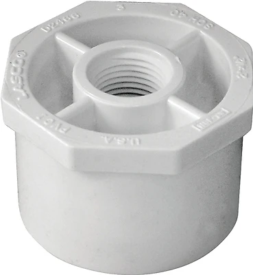 2-in Diameter X 1/2-in Diameter Pvc Schedule 40 Bushing