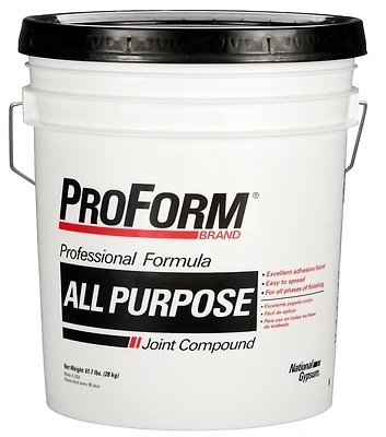 ProForm 50002475 Joint Compound, All Purpose, Ready Mix, 61 Lb Pail