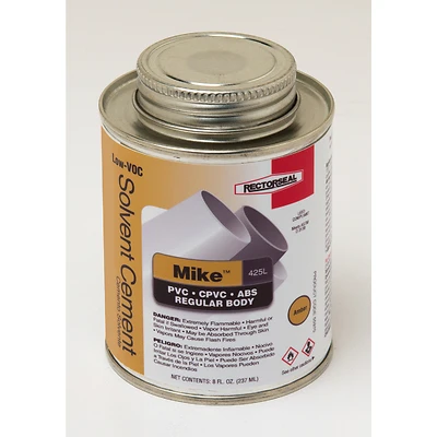 Mike Amber Multi-purpose Solvent Cement For Abs/cpvc/pvc 8 Oz