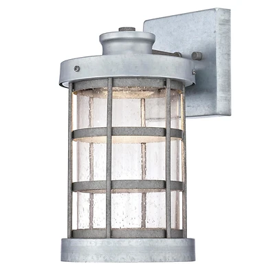 Westinghouse 6347800 LED Lantern Wall Fixture, 13W, Galvanized Silver