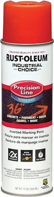 Rust-Oleum 203035 Industrial Choice Alert Orange Marking Spray Paint, 17 oz