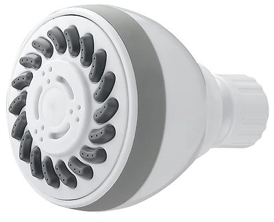 3-setting Fixmount Showerhead - White, Model Sd3068wh